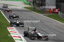Nico Hulkenberg (GER) Sauber C32. 08.09.2013. Formula 1 World Championship, Rd 12, Italian Grand Prix, Monza, Italy, Race Day.