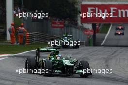 Charles Pic (FRA) Caterham CT03. 08.09.2013. Formula 1 World Championship, Rd 12, Italian Grand Prix, Monza, Italy, Race Day.