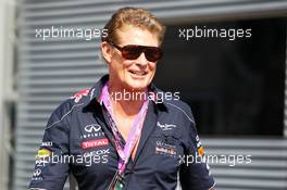 David Hasselhoff (USA) Actor. 07.09.2013. Formula 1 World Championship, Rd 12, Italian Grand Prix, Monza, Italy, Qualifying Day.