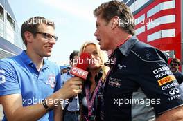 David Hasselhoff (USA) Actor. 07.09.2013. Formula 1 World Championship, Rd 12, Italian Grand Prix, Monza, Italy, Qualifying Day.