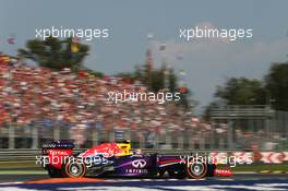 Mark Webber (AUS) Red Bull Racing RB9. 07.09.2013. Formula 1 World Championship, Rd 12, Italian Grand Prix, Monza, Italy, Qualifying Day.