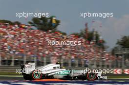 Lewis Hamilton (GBR) Mercedes AMG F1 W04. 07.09.2013. Formula 1 World Championship, Rd 12, Italian Grand Prix, Monza, Italy, Qualifying Day.