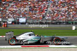 Lewis Hamilton (GBR) Mercedes AMG F1 W04. 07.09.2013. Formula 1 World Championship, Rd 12, Italian Grand Prix, Monza, Italy, Qualifying Day.