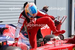 Fernando Alonso (ESP) Ferrari F138. 07.09.2013. Formula 1 World Championship, Rd 12, Italian Grand Prix, Monza, Italy, Qualifying Day.