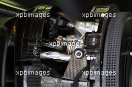 Mercedes AMG F1 W04 brake. 07.09.2013. Formula 1 World Championship, Rd 12, Italian Grand Prix, Monza, Italy, Qualifying Day.