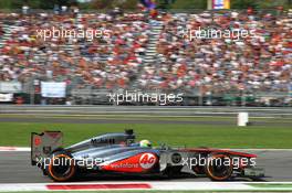 Sergio Perez (MEX) McLaren MP4-28. 07.09.2013. Formula 1 World Championship, Rd 12, Italian Grand Prix, Monza, Italy, Qualifying Day.