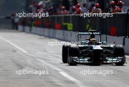 Lewis Hamilton (GBR), Mercedes Grand Prix  07.09.2013. Formula 1 World Championship, Rd 12, Italian Grand Prix, Monza, Italy, Qualifying Day.