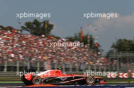 Max Chilton (GBR) Marussia F1 Team MR02. 07.09.2013. Formula 1 World Championship, Rd 12, Italian Grand Prix, Monza, Italy, Qualifying Day.