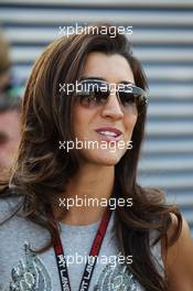 Fabiana Flosi (BRA), fiance of Bernie Ecclestone (GBR) CEO Formula One Group (FOM). 07.09.2013. Formula 1 World Championship, Rd 12, Italian Grand Prix, Monza, Italy, Qualifying Day.
