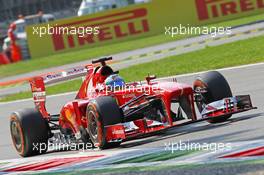 Fernando Alonso (ESP) Ferrari F138. 07.09.2013. Formula 1 World Championship, Rd 12, Italian Grand Prix, Monza, Italy, Qualifying Day.