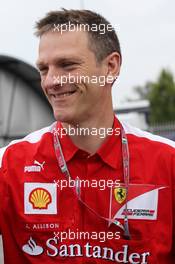 James Allison (GBR) Ferrari Chassis Technical Director. 08.09.2013. Formula 1 World Championship, Rd 12, Italian Grand Prix, Monza, Italy, Race Day.