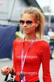 Dasha Kapustina (RUS), girlfriend of Fernando Alonso (ESP) Ferrari 08.09.2013. Formula 1 World Championship, Rd 12, Italian Grand Prix, Monza, Italy, Race Day.