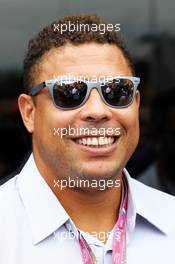 Ronaldo (BRA) Former Football Player. 08.09.2013. Formula 1 World Championship, Rd 12, Italian Grand Prix, Monza, Italy, Race Day.