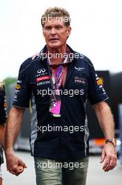 David Hasselhoff (USA) Actor. 08.09.2013. Formula 1 World Championship, Rd 12, Italian Grand Prix, Monza, Italy, Race Day.