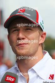 Nico Hulkenberg (GER) Sauber. 08.09.2013. Formula 1 World Championship, Rd 12, Italian Grand Prix, Monza, Italy, Race Day.