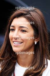 Fabiana Flosi (BRA), fiance of Bernie Ecclestone (GBR) CEO Formula One Group (FOM). 08.09.2013. Formula 1 World Championship, Rd 12, Italian Grand Prix, Monza, Italy, Race Day.