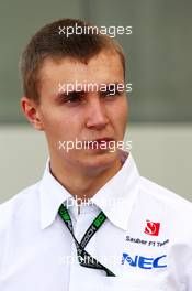 Sergey Sirotkin (RUS) Sauber. 05.09.2013. Formula 1 World Championship, Rd 12, Italian Grand Prix, Monza, Italy, Preparation Day.