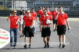 Max Chilton (GBR) Marussia F1 Team walks the circuit. 05.09.2013. Formula 1 World Championship, Rd 12, Italian Grand Prix, Monza, Italy, Preparation Day.