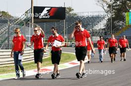 Max Chilton (GBR) Marussia F1 Team walks the circuit. 05.09.2013. Formula 1 World Championship, Rd 12, Italian Grand Prix, Monza, Italy, Preparation Day.