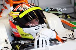 James Calado (GBR) Sahara Force India VJM06 Test Driver. 05.09.2013. Formula 1 World Championship, Rd 12, Italian Grand Prix, Monza, Italy, Preparation Day.