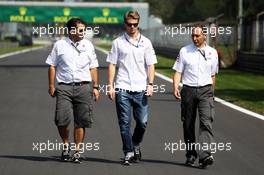 Nico Hulkenberg (GER) Sauber walks the circuit. 05.09.2013. Formula 1 World Championship, Rd 12, Italian Grand Prix, Monza, Italy, Preparation Day.