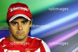 Felipe Massa (BRA) Ferrari in the FIA Press Conference. 05.09.2013. Formula 1 World Championship, Rd 12, Italian Grand Prix, Monza, Italy, Preparation Day.