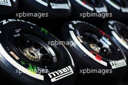 Pirelli tyres. 05.09.2013. Formula 1 World Championship, Rd 12, Italian Grand Prix, Monza, Italy, Preparation Day.