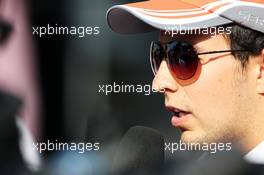 Sergio Perez (MEX) McLaren. 05.09.2013. Formula 1 World Championship, Rd 12, Italian Grand Prix, Monza, Italy, Preparation Day.
