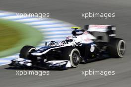 Valtteri Bottas (FIN) Williams FW34. 08.02.2013. Formula One Testing, Day Four, Jerez, Spain.