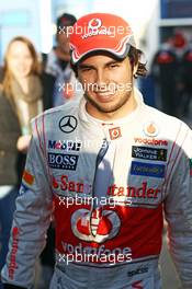 Sergio Perez (MEX) McLaren. 08.02.2013. Formula One Testing, Day Four, Jerez, Spain.