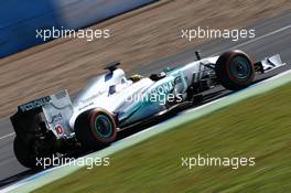 Lewis Hamilton (GBR) Mercedes AMG F1 W04. 08.02.2013. Formula One Testing, Day Four, Jerez, Spain.