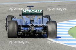 Lewis Hamilton (GBR) Mercedes AMG F1 W04. 08.02.2013. Formula One Testing, Day Four, Jerez, Spain.