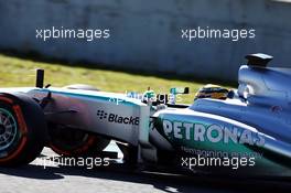 Lewis Hamilton (GBR) Mercedes AMG F1 W04. 08.02.2013. Formula One Testing, Day Four, Jerez, Spain.