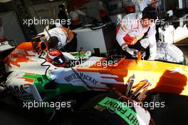 James Rossiter (GBR) Sahara Force India F1 VJM06 Simulator Driver. 07.02.2013. Formula One Testing, Day Three, Jerez, Spain.