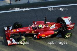 Felipe Massa (BRA) Ferrari F138. 05.02.2013. Formula One Testing, Day One, Jerez, Spain.