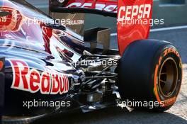 Daniel Ricciardo (AUS) Scuderia Toro Rosso STR8 rear suspension detail. 05.02.2013. Formula One Testing, Day One, Jerez, Spain.