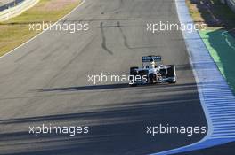 Nico Rosberg (GER) Mercedes AMG F1 W04. 05.02.2013. Formula One Testing, Day One, Jerez, Spain.