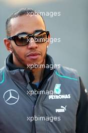 Lewis Hamilton (GBR) Mercedes AMG F1. 05.02.2013. Formula One Testing, Day One, Jerez, Spain.