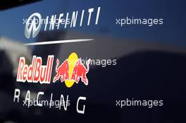 Red Bull Racing logo. 04.02.2013. Formula One Testing, Preparations, Jerez, Spain.