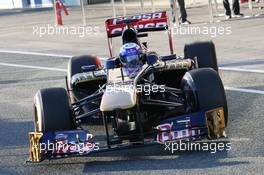 Daniel Ricciardo (AUS) Scuderia Toro Rosso STR8. 05.02.2013. Formula One Testing, Day One, Jerez, Spain.