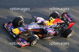 Mark Webber (AUS) Red Bull Racing RB9. 05.02.2013. Formula One Testing, Day One, Jerez, Spain.