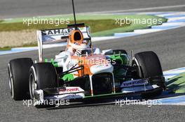 Paul di Resta (GBR) Sahara Force India VJM06. 05.02.2013. Formula One Testing, Day One, Jerez, Spain.