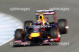 Mark Webber (AUS) Red Bull Racing RB9. 05.02.2013. Formula One Testing, Day One, Jerez, Spain.