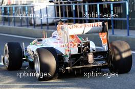 Paul di Resta (GBR) Sahara Force India VJM06. 05.02.2013. Formula One Testing, Day One, Jerez, Spain.