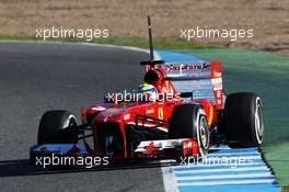 Felipe Massa (BRA) Ferrari F138. 05.02.2013. Formula One Testing, Day One, Jerez, Spain.