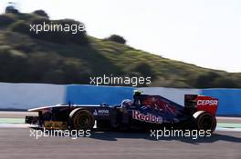 Daniel Ricciardo (AUS) Scuderia Toro Rosso STR8. 05.02.2013. Formula One Testing, Day One, Jerez, Spain.