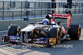 Daniel Ricciardo (AUS) Scuderia Toro Rosso STR8. 05.02.2013. Formula One Testing, Day One, Jerez, Spain.