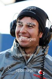 Sergio Perez (MEX) McLaren. 05.02.2013. Formula One Testing, Day One, Jerez, Spain.