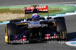 Daniel Ricciardo (AUS) Scuderia Toro Rosso STR8. 05.02.2013. Formula One Testing, Day One, Jerez, Spain.