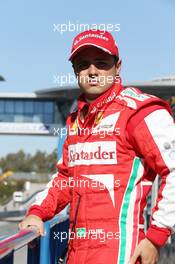 Felipe Massa (BRA) Ferrari. 05.02.2013. Formula One Testing, Day One, Jerez, Spain.